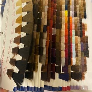 Wella mega color swatch book
